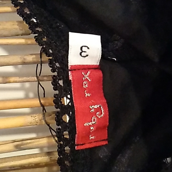 Ruby Rox Off Shoulder Flaired Skirt Black and White Midi Dress - Picture 3 of 4